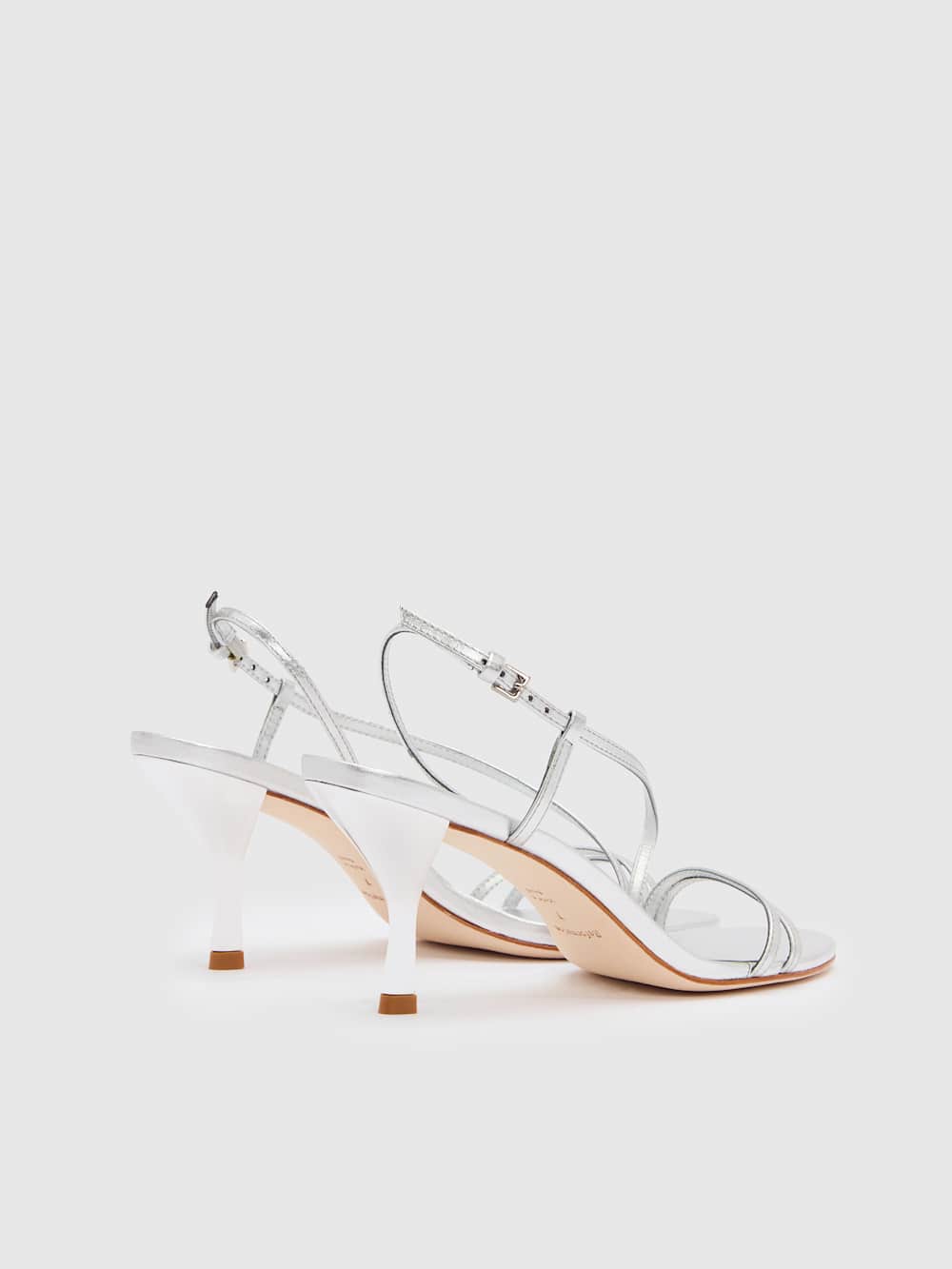 Petunia Heeled Sandal - Silver