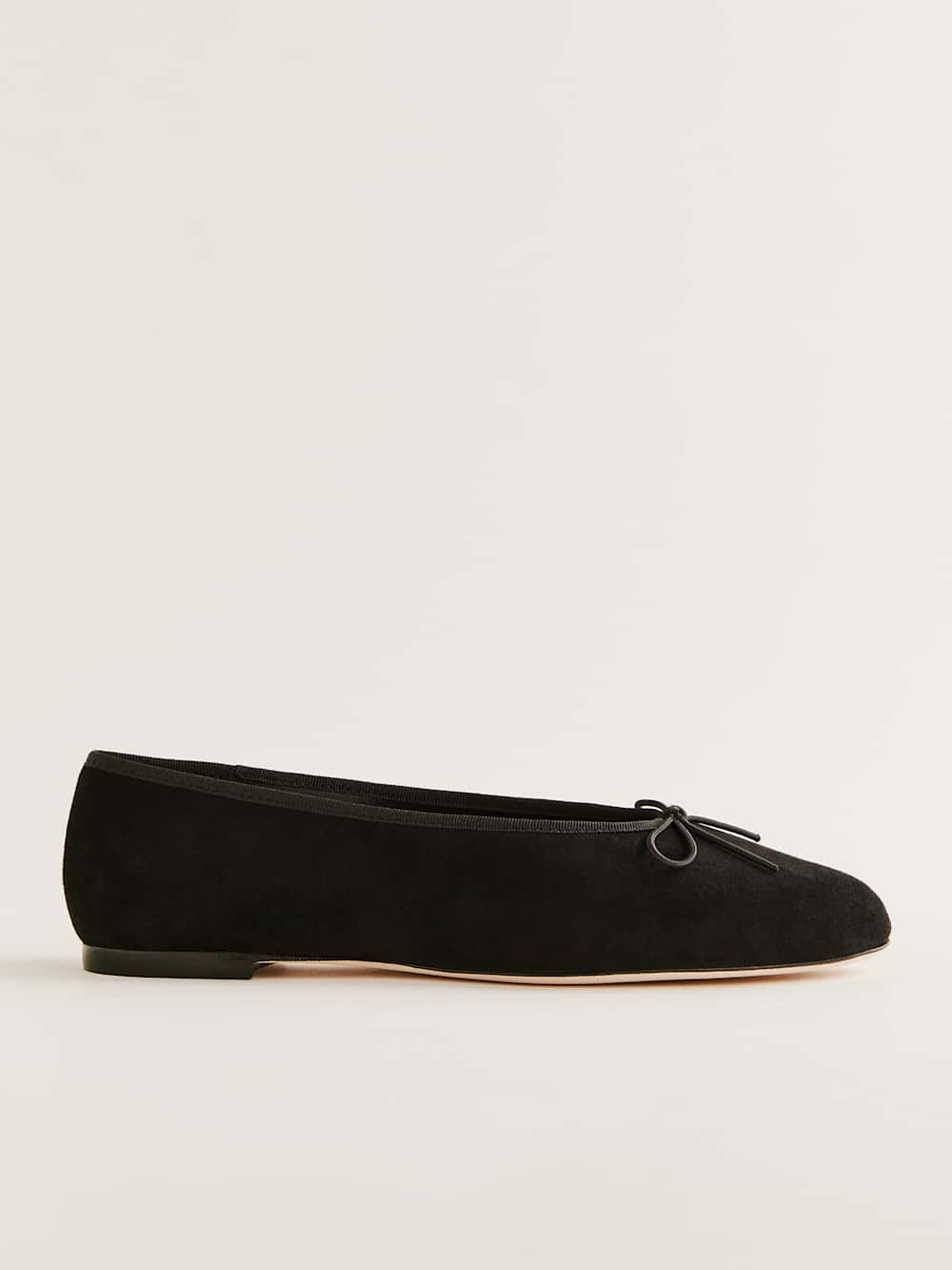 Tina Ballet Flat - Black Suede