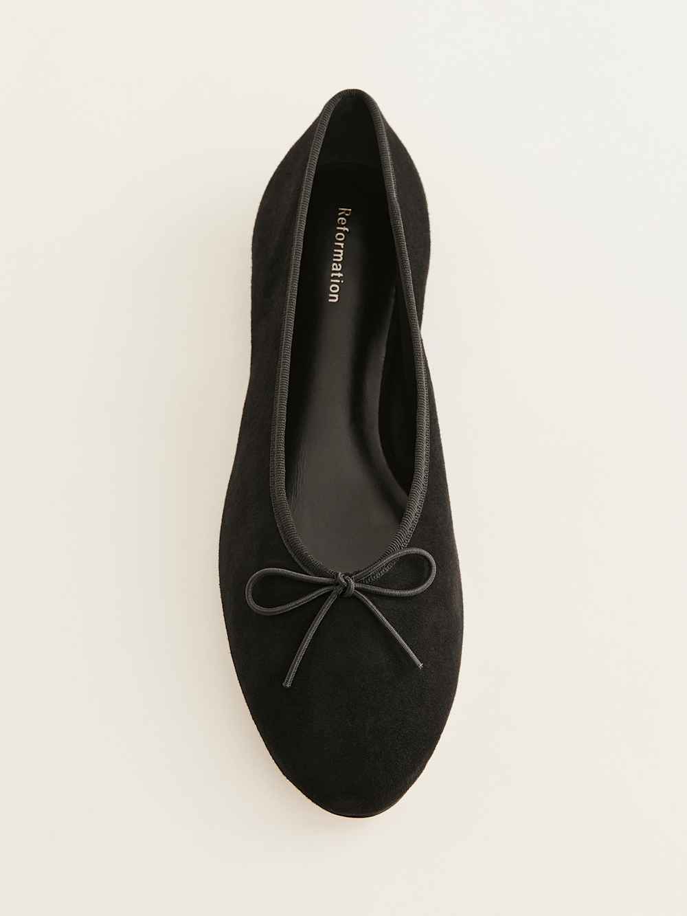 Tina Ballet Flat - Black Suede