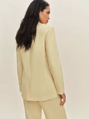 James Linen Blazer - Parmesan