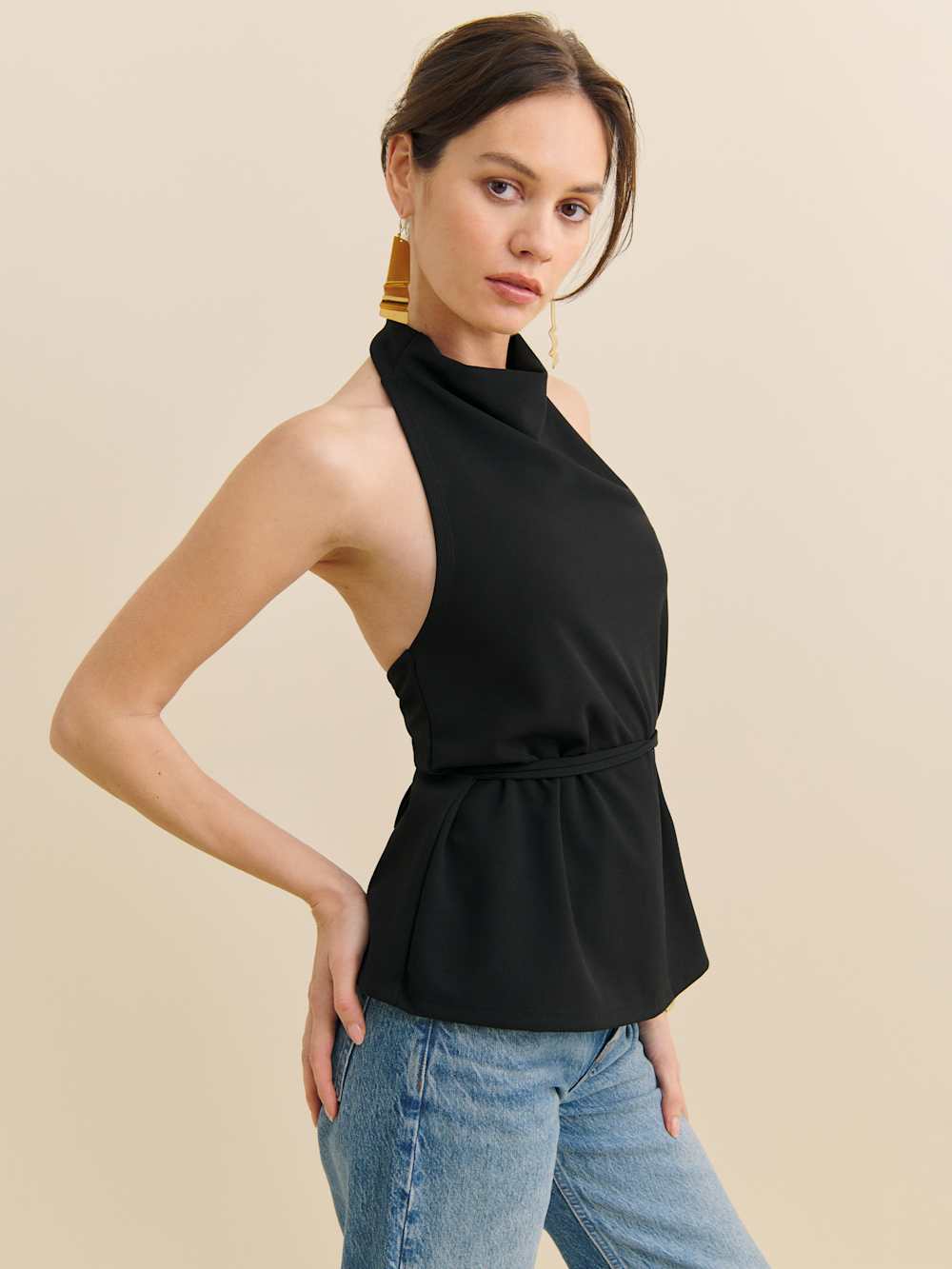 Ketra Knit Top - Black