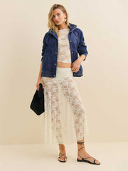 Mirabelle Knit Skirt - Ivory