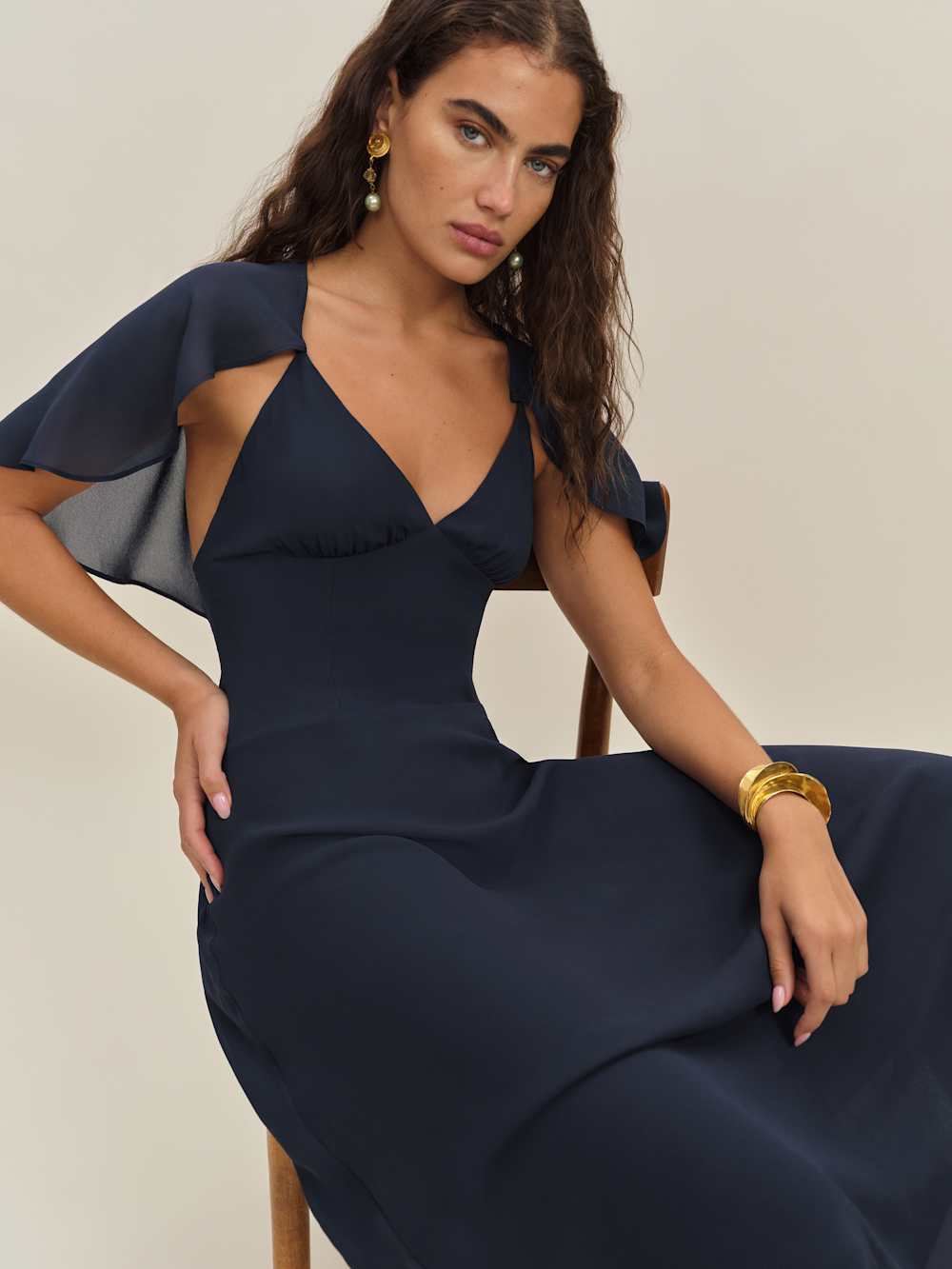 Pia Dress - Navy