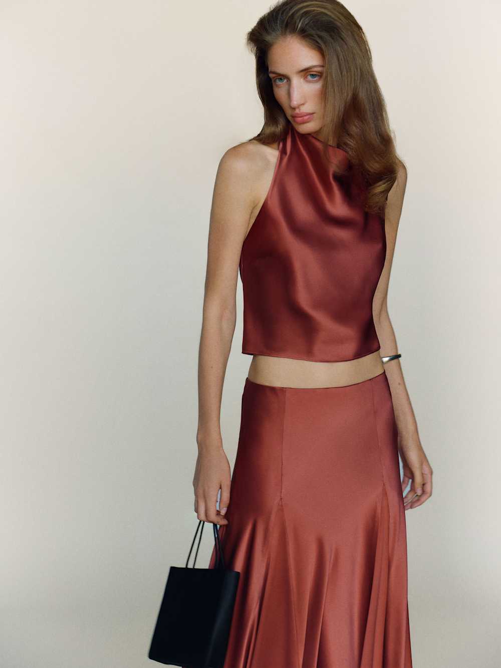 Sera Silk Two Piece - Rosewood