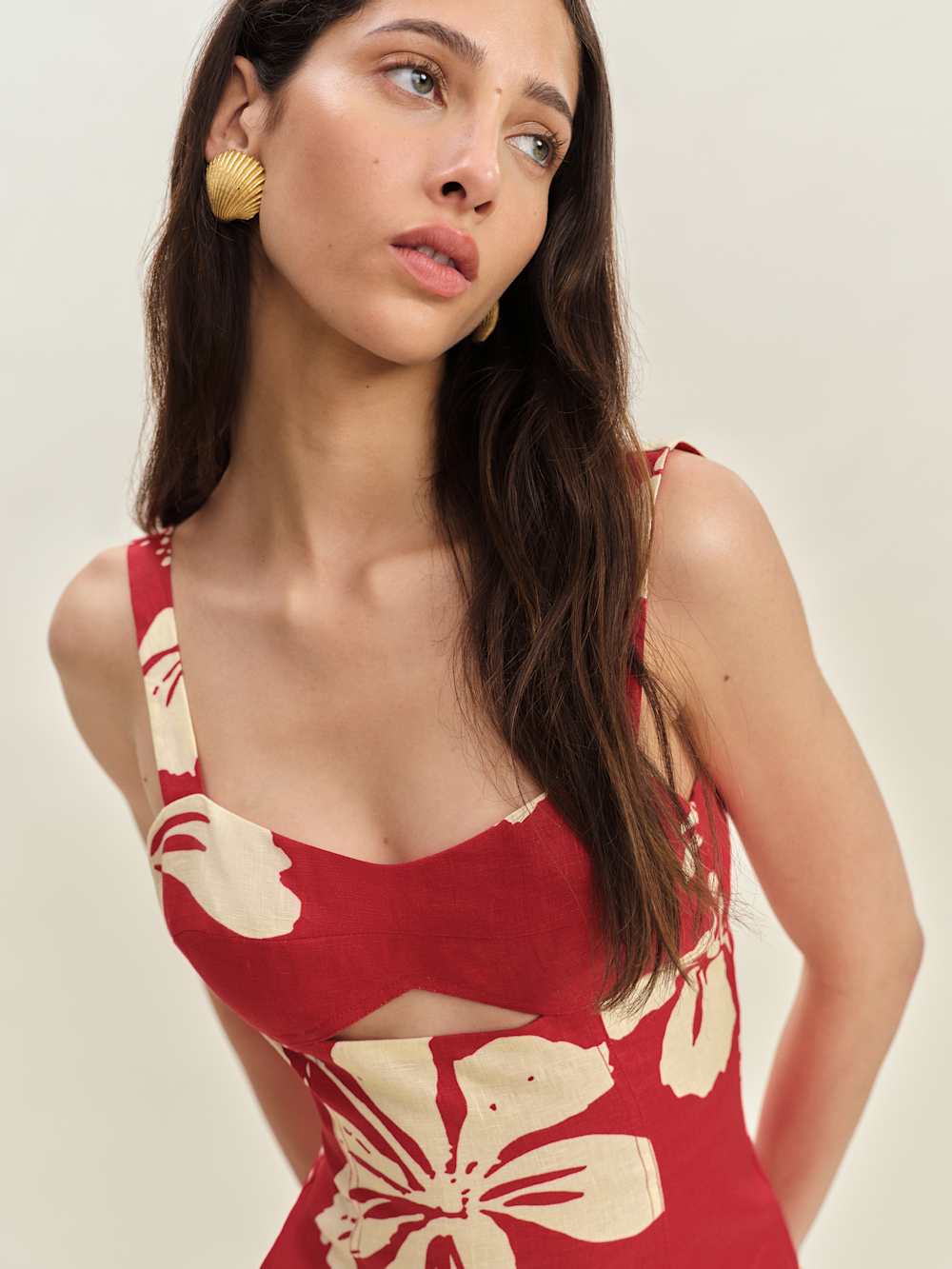Belma Linen Dress - Paradise Lost