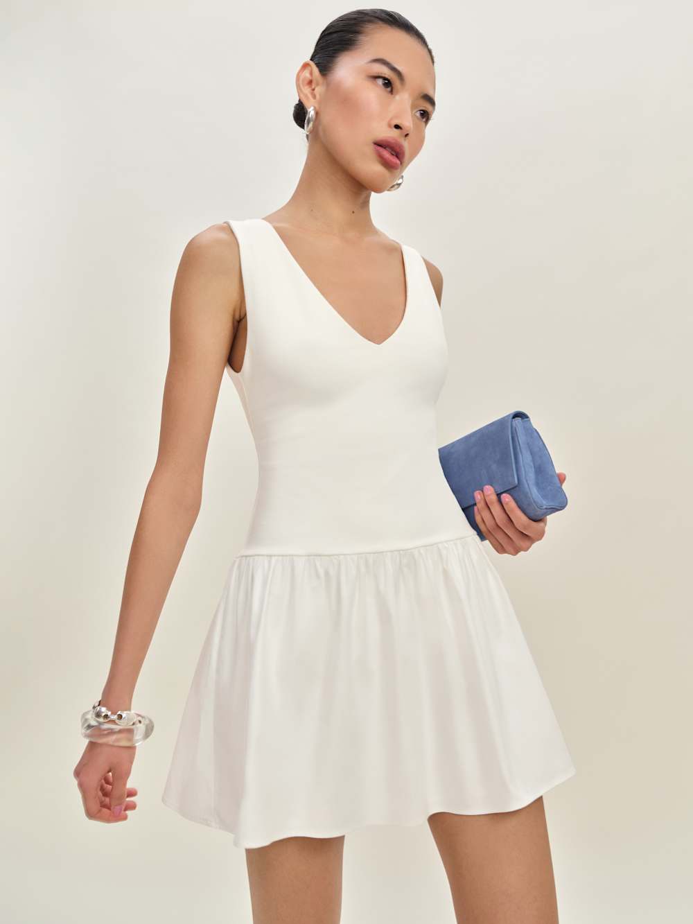 Alyssa Knit Dress - Fior Di Latte