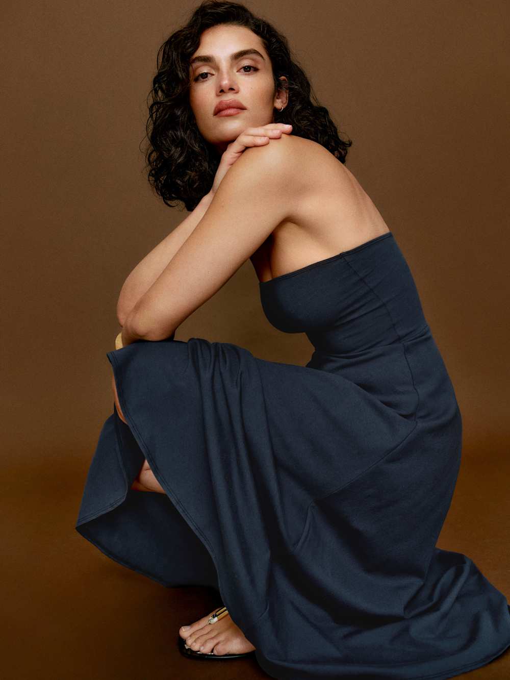 Lora Knit Dress - Midnight