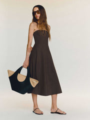 Lora Knit Dress - Mole