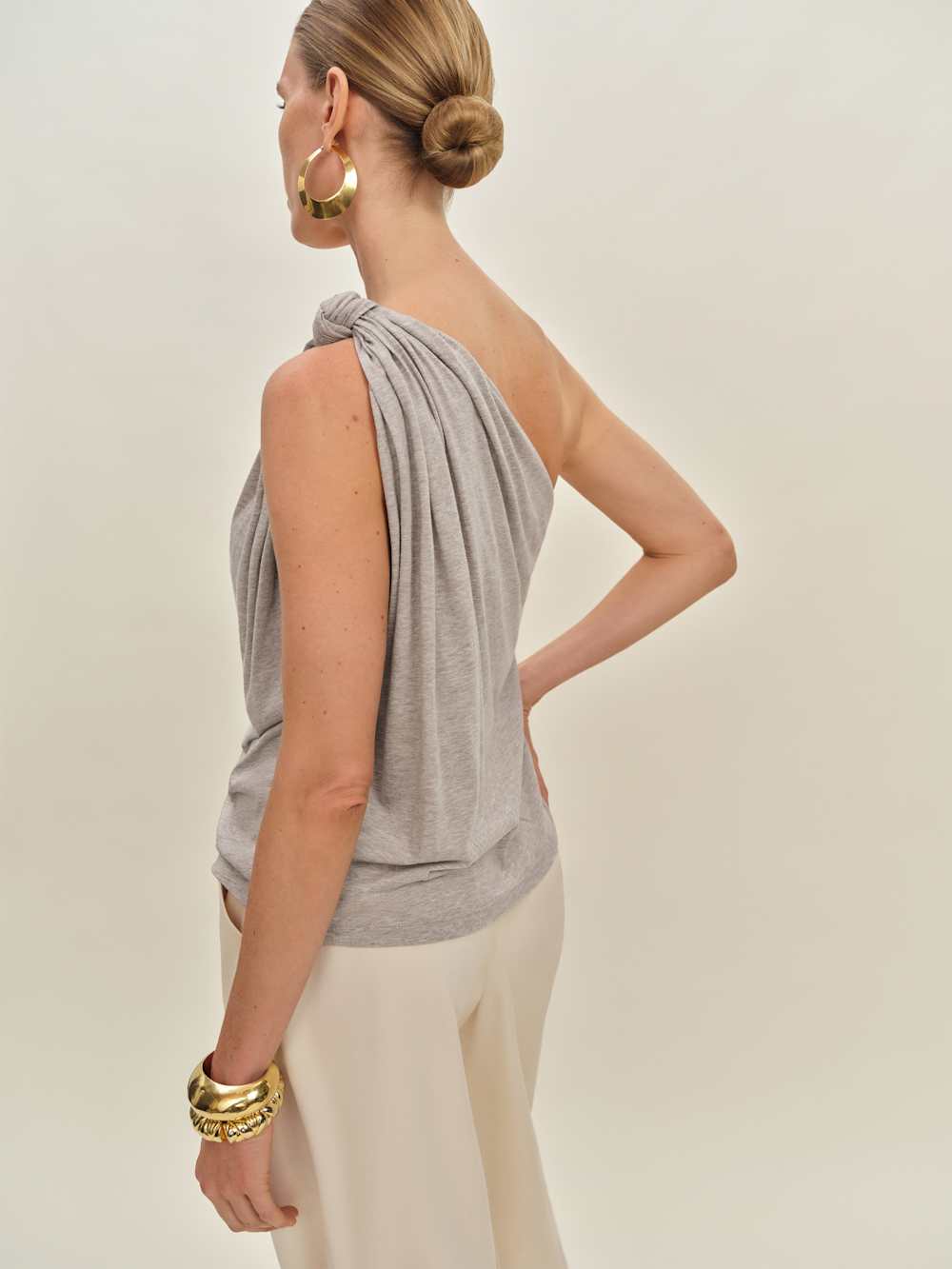 Harvey Knit Top - Heather Taupe