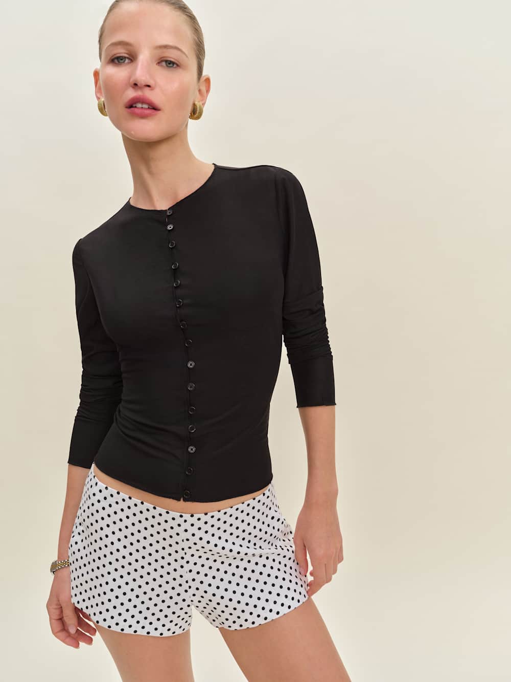 Val Knit Cardigan - Black