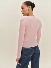 Val Knit Cardigan - Pink