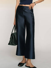 Olina Cropped Pant - Navy