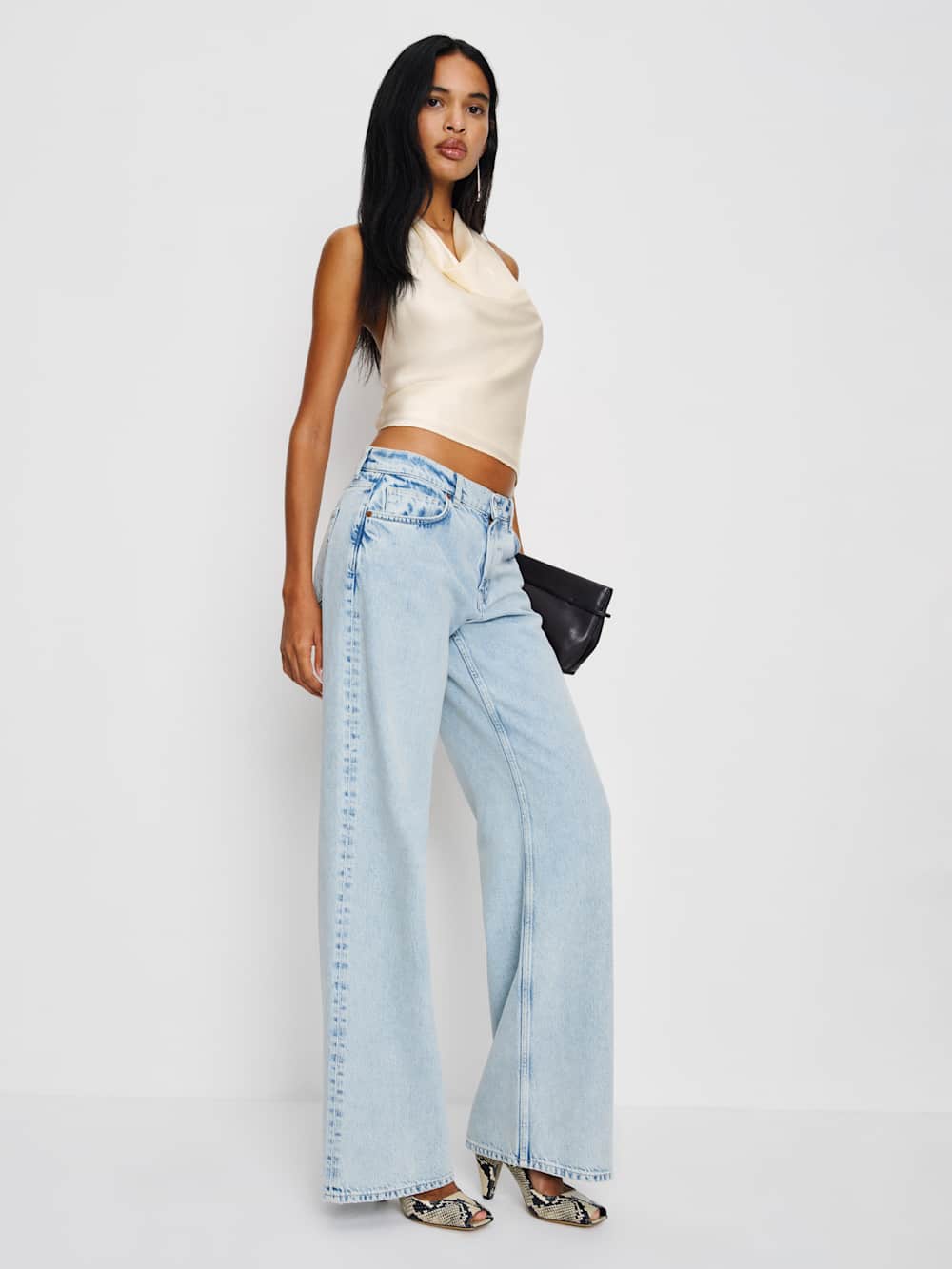 Tali Silk Top - Fior Di Latte