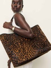 Sofia Tote - Leopard Haircalf