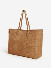 Sofia Tote - Sienna Embossed Suede