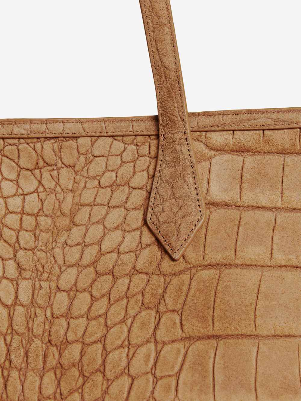 Sofia Tote - Sienna Embossed Suede