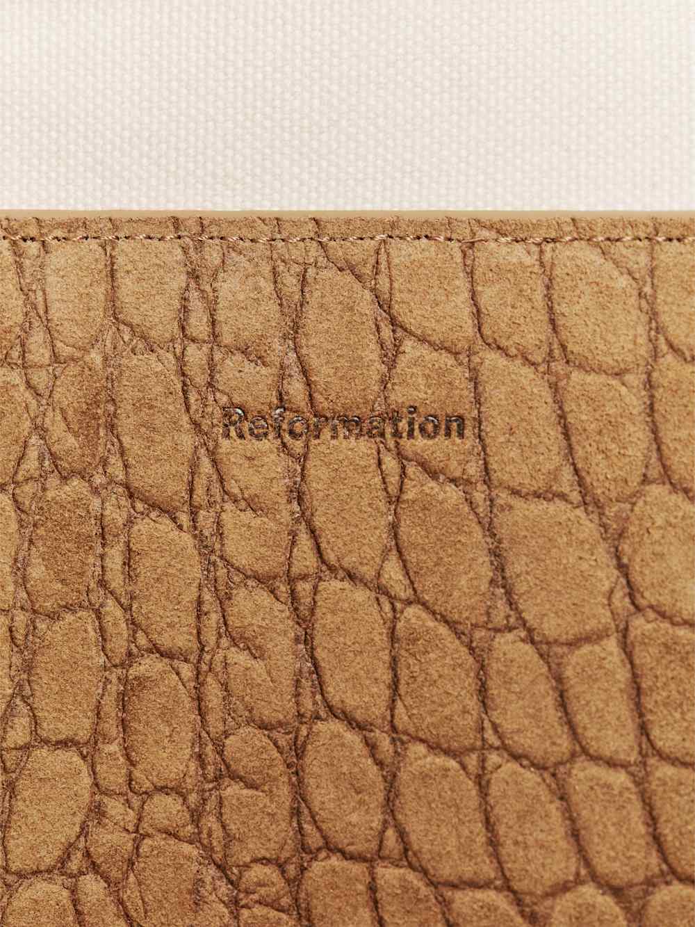 Sofia Tote - Sienna Embossed Suede