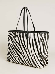 Sofia Tote - Zebra Haircalf