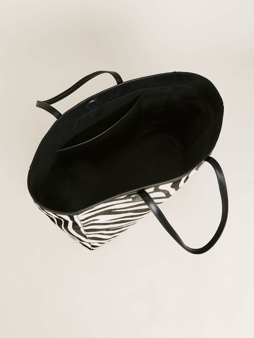 Sofia Tote - Zebra Haircalf
