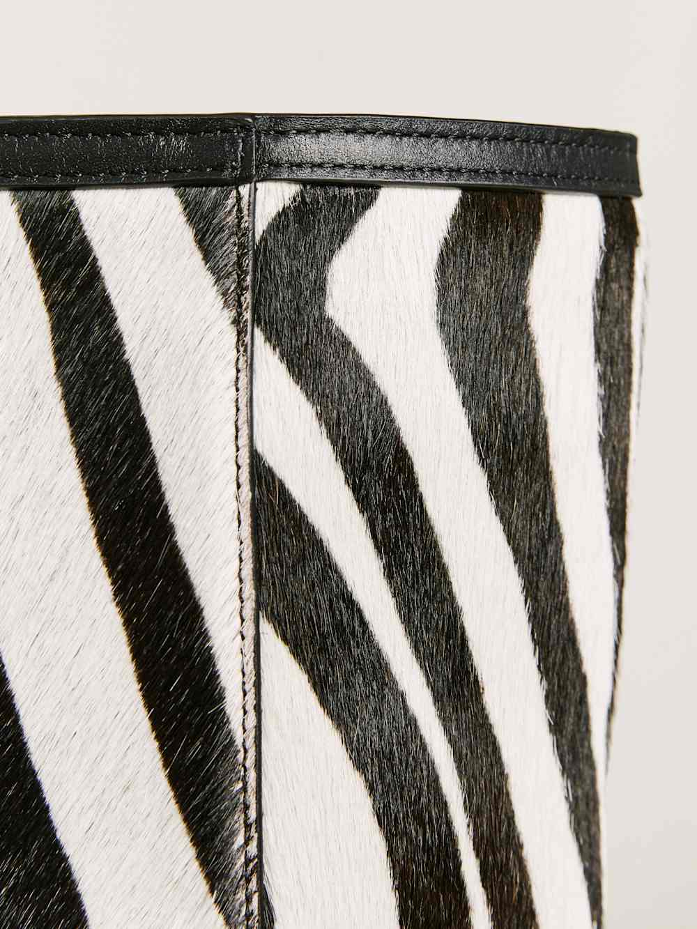 Sofia Tote - Zebra Haircalf