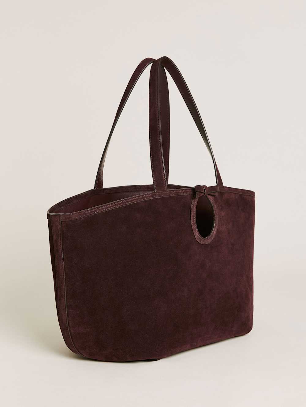 Regina Tote Bag - Espresso Suede