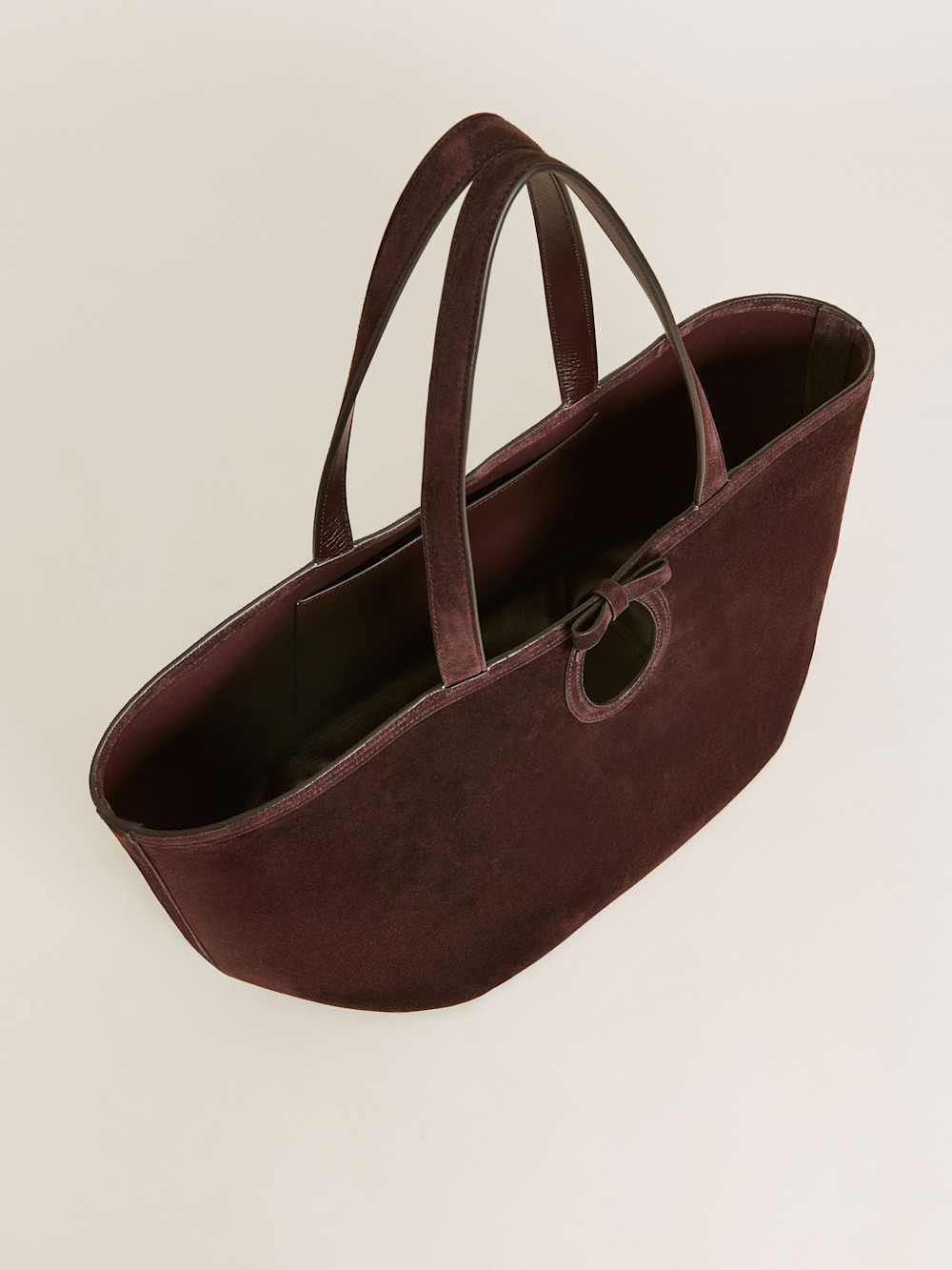 Regina Tote Bag - Espresso Suede