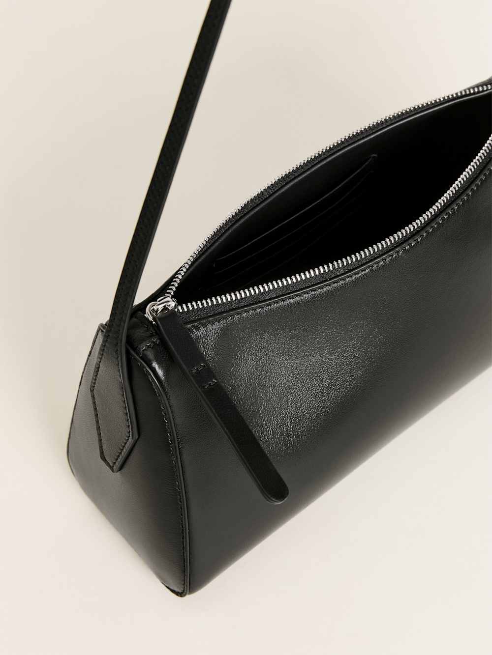 Hannah Shoulder Bag - Black Leather