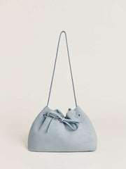 Ella Shoulder Bag - Mist Suede Leather