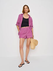 Miles Short - Hibiscus Stripe