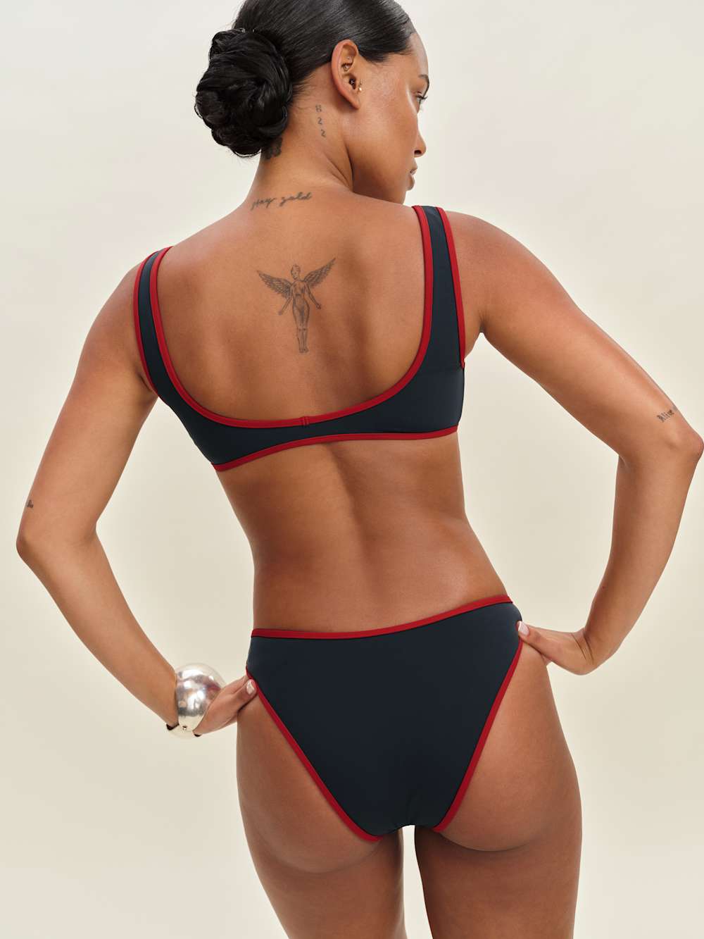 Vicky Bikini Top - Midnight Lipstick