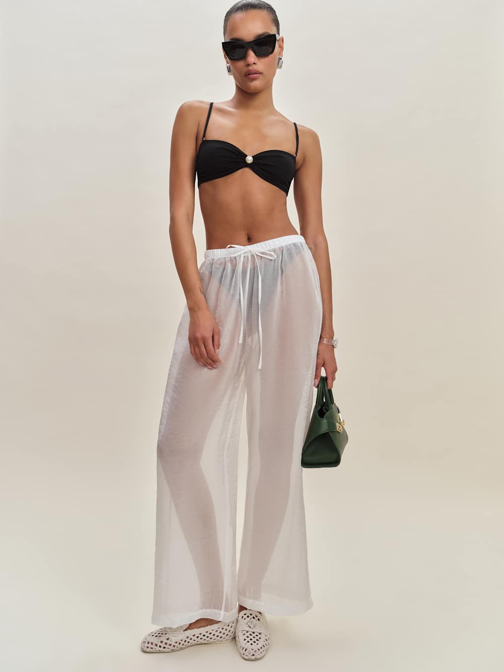 Perla Bikini Top - Black