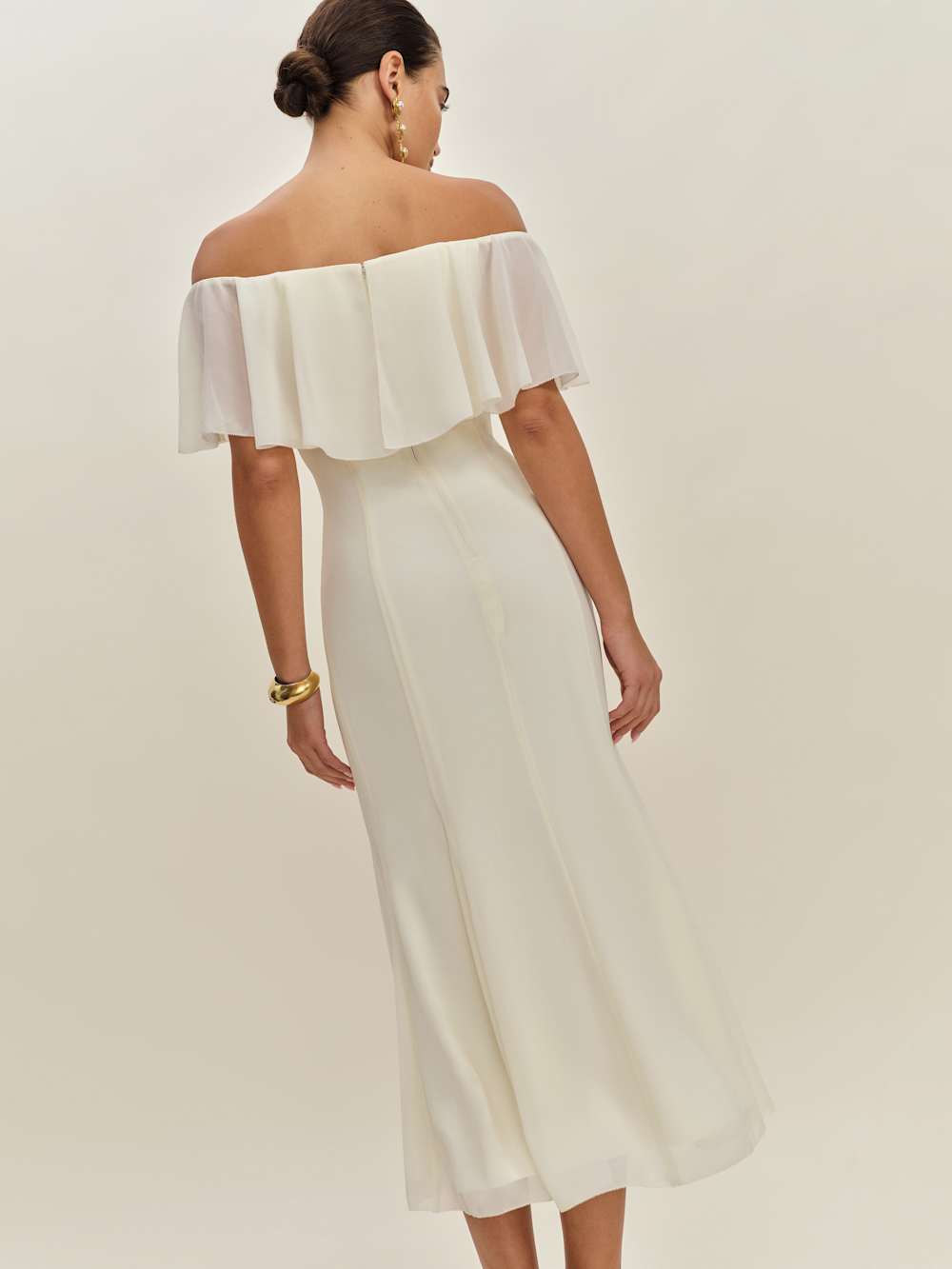 Charee Dress - Eggshell