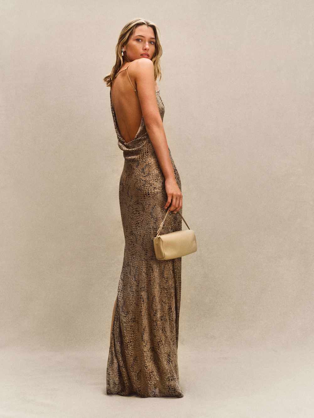 Pheby Dress - Snake Velvet