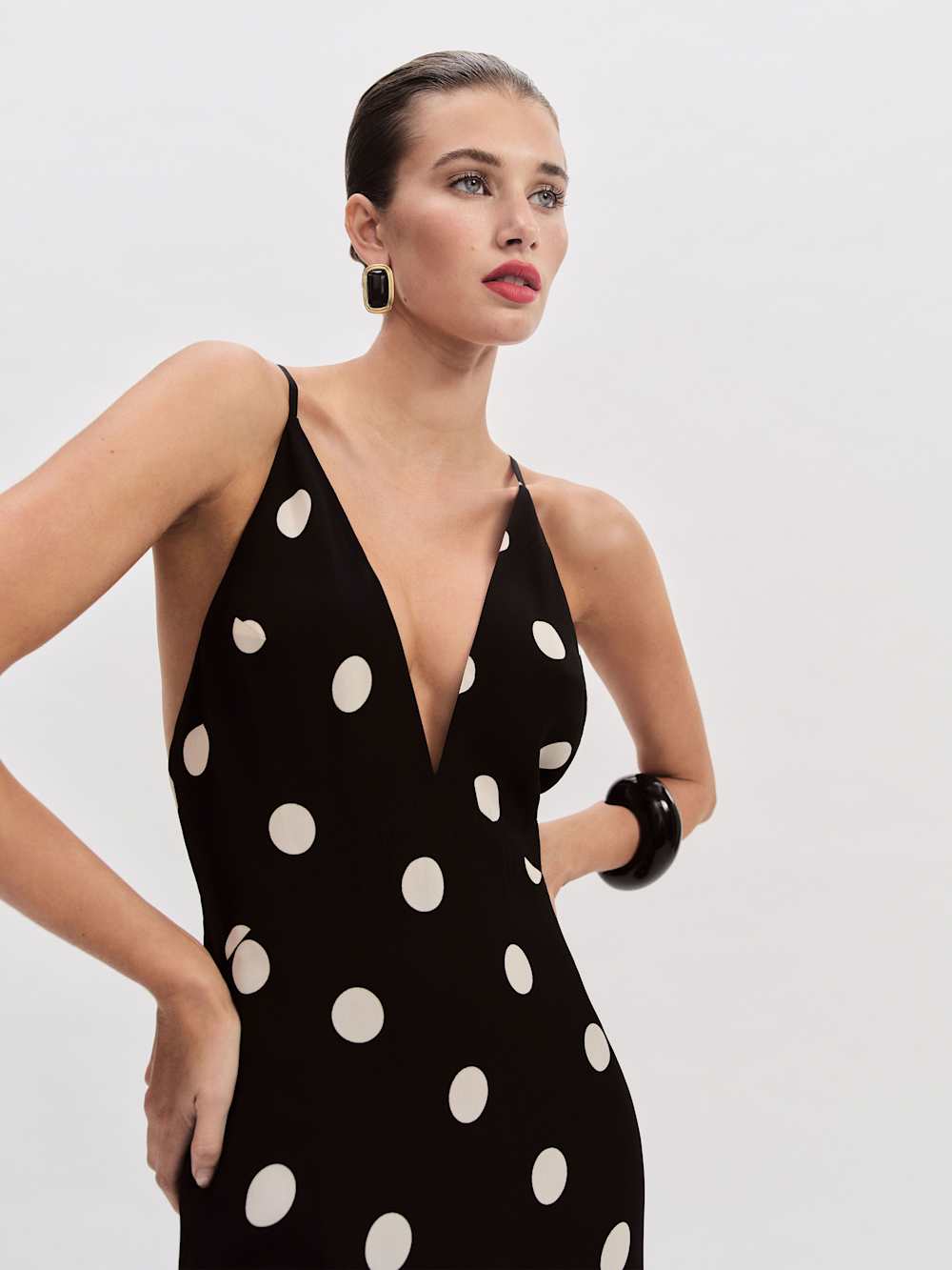 Zani Dress - Moon Dot