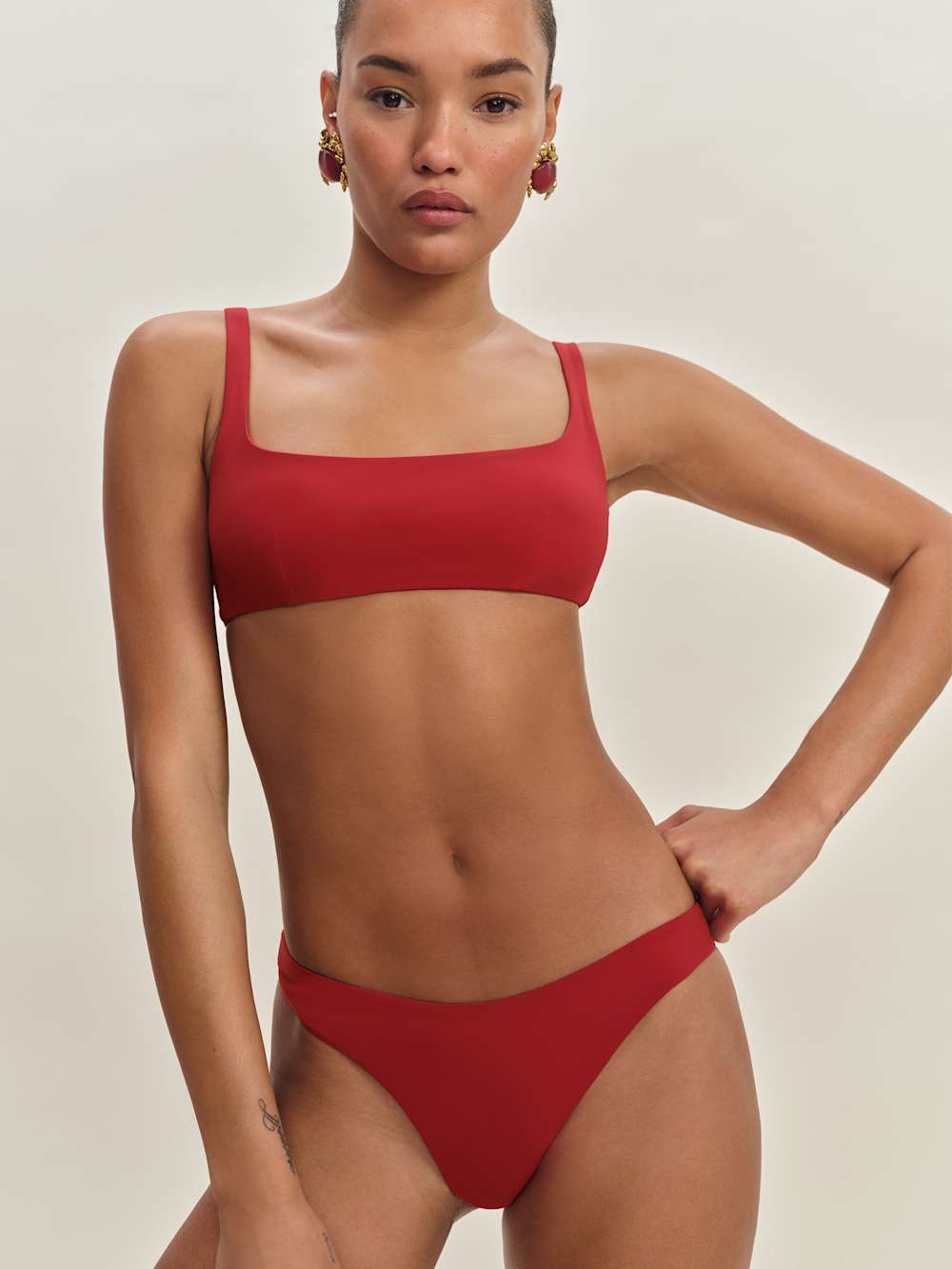 Amore Bikini Bottom - Lipstick