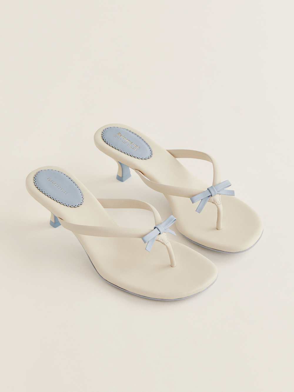 Louisa Heeled Sandal - Almond Leather