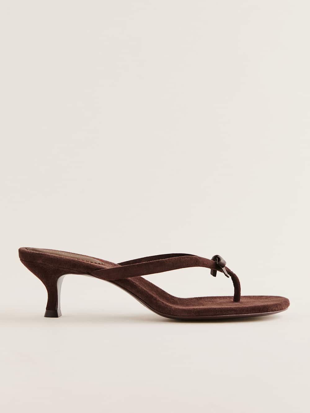 Louisa Heeled Sandal - Espresso Suede
