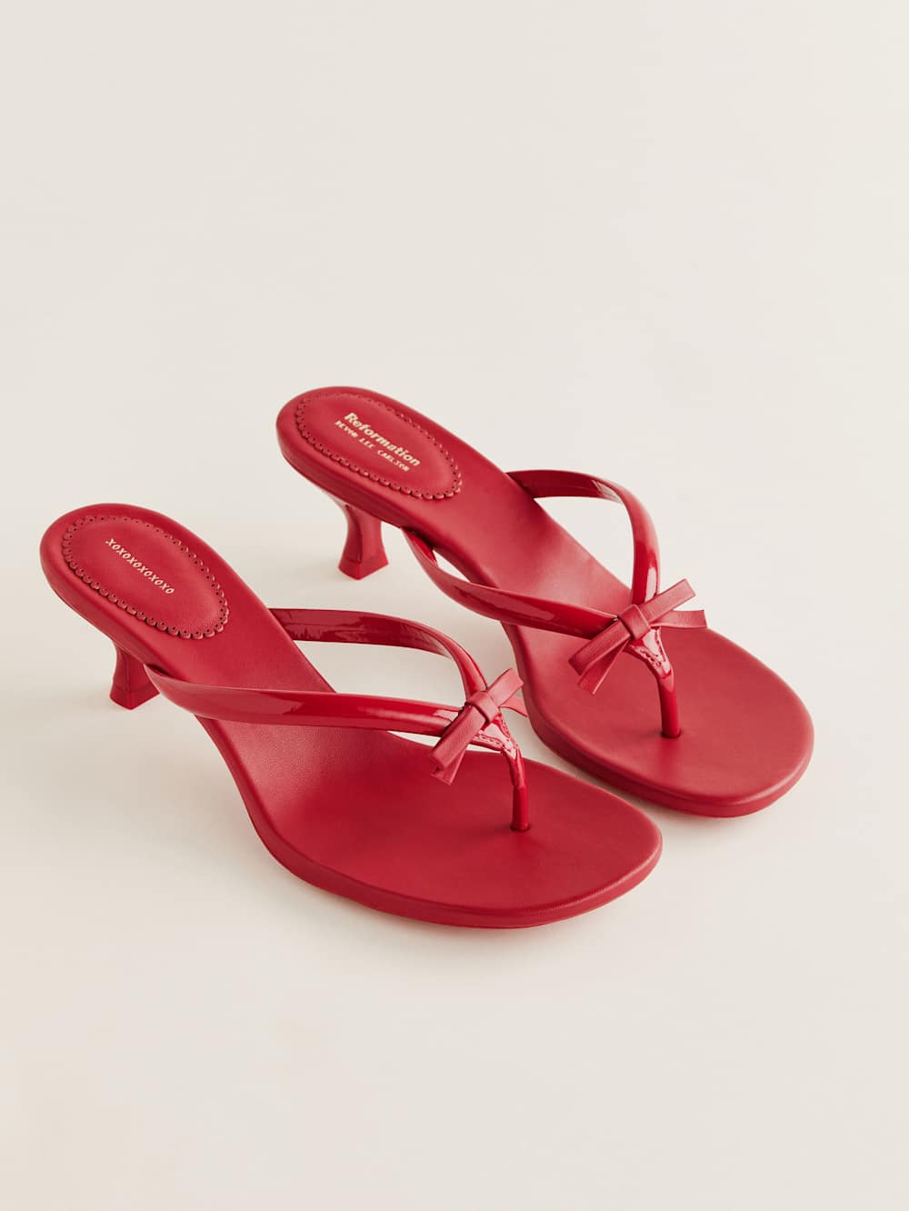 Louisa Heeled Sandal - Lipstick Leather