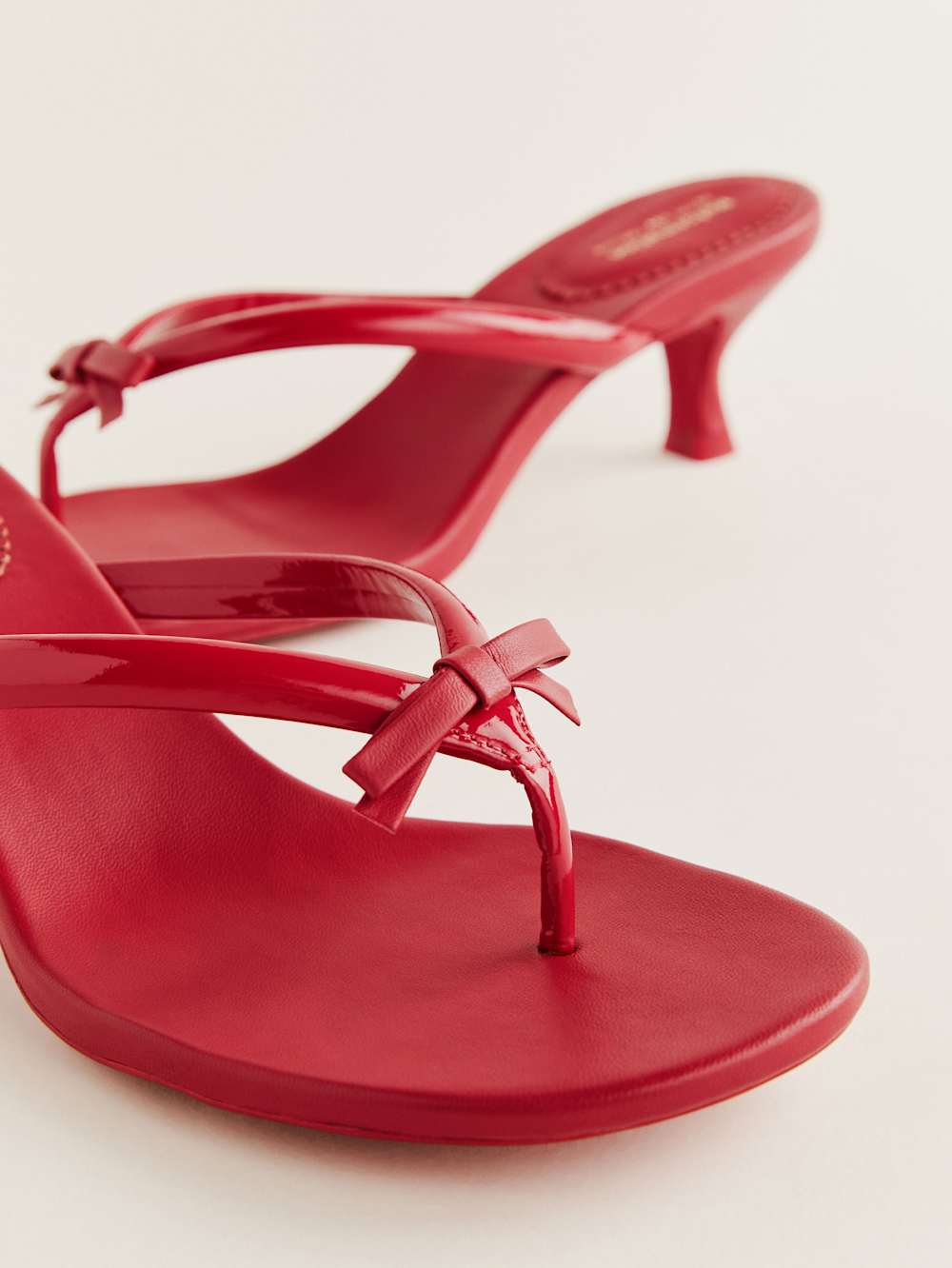 Louisa Heeled Sandal - Lipstick Leather
