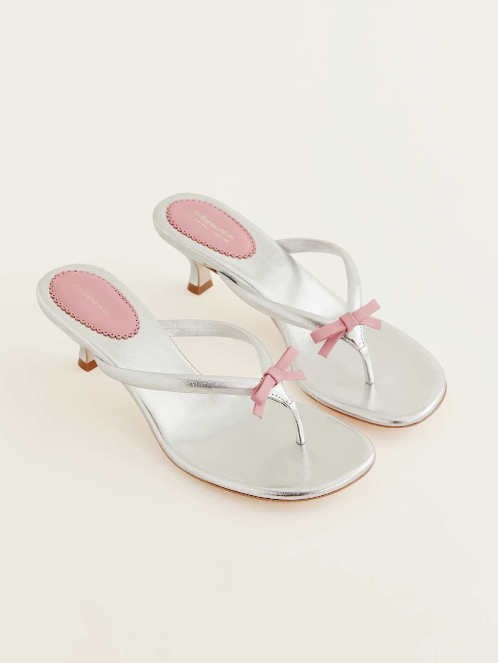 Louisa Heeled Sandal - Silver