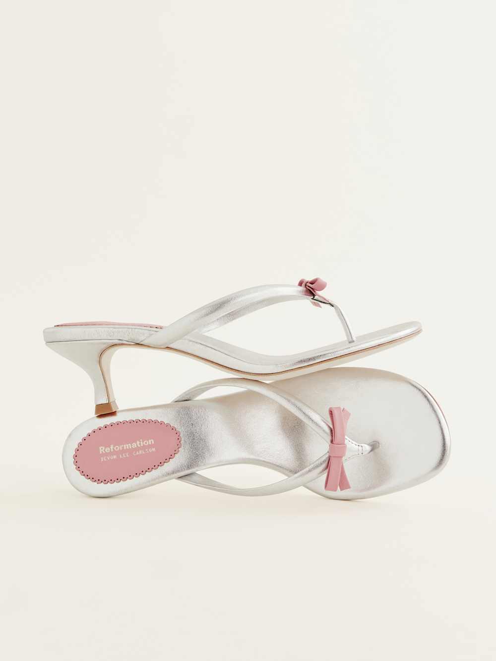 Louisa Heeled Sandal - Silver