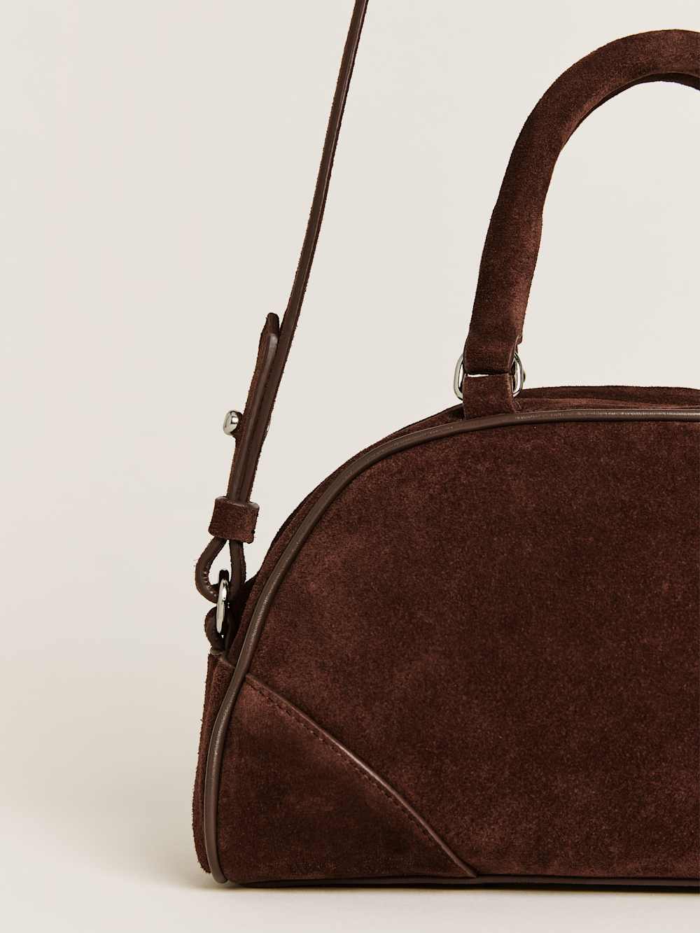 Claudia Mini Bag - Chocolate Suede