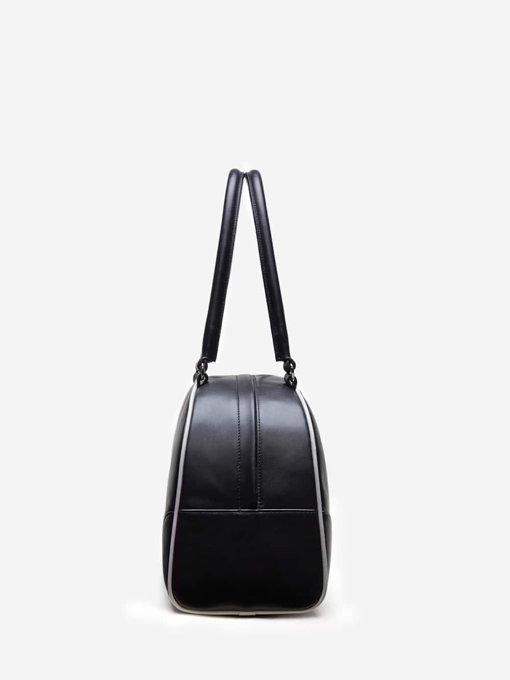 Arianna Bag - Black White Leather