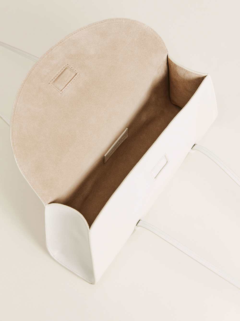 Elena Shoulder Bag - White Leather