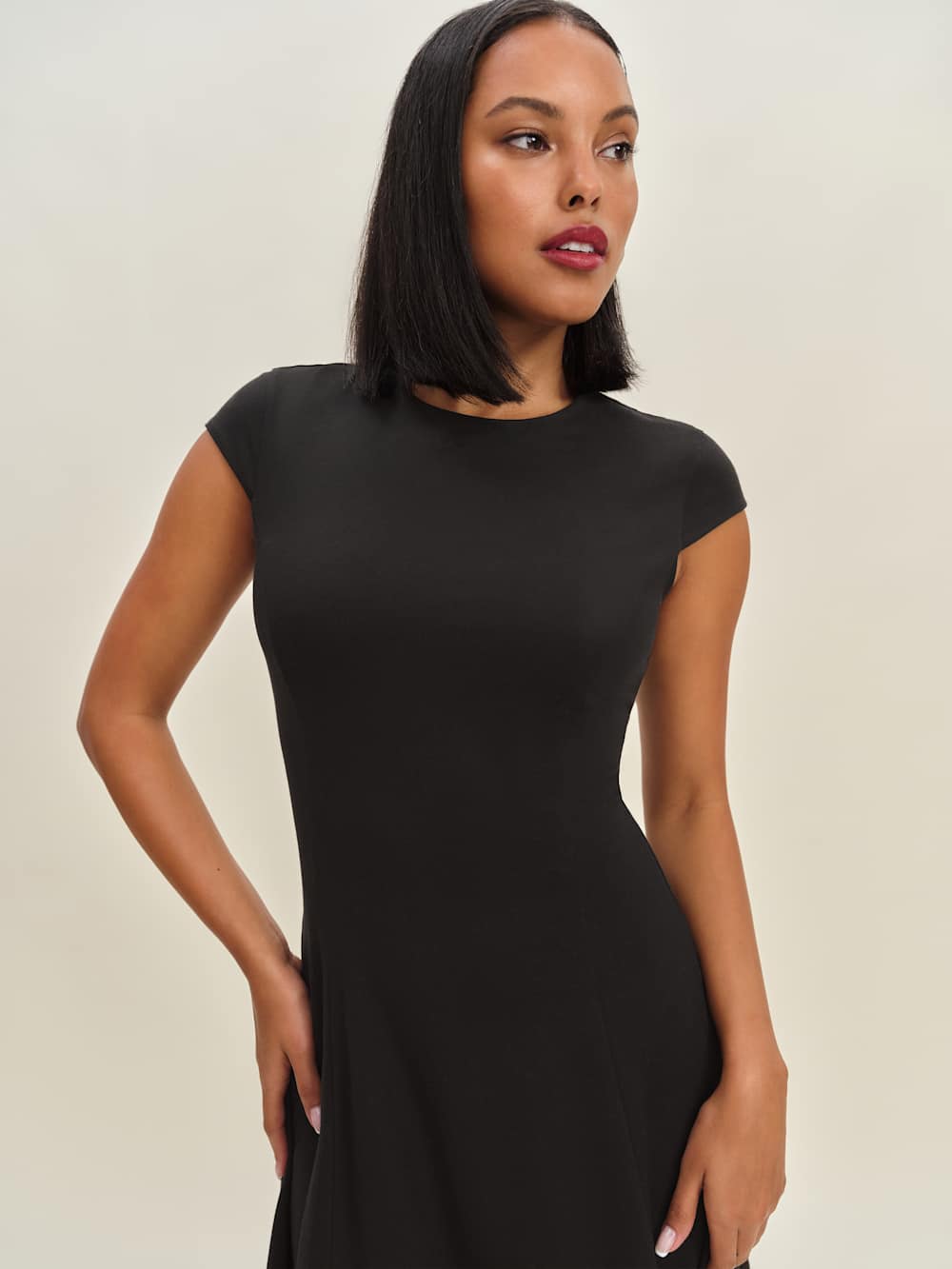Yves Knit Dress - Black
