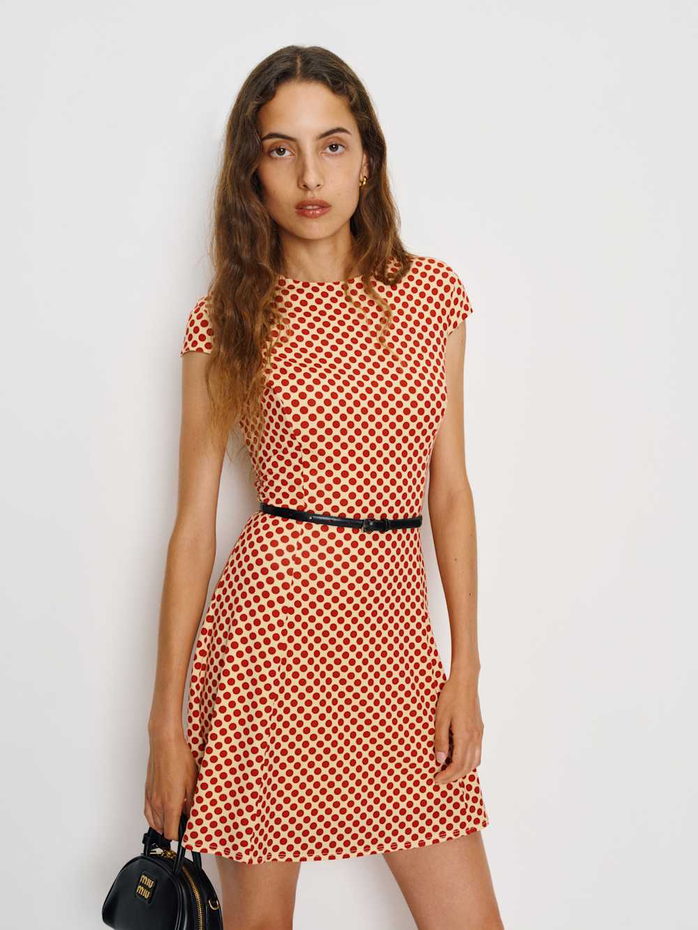 Yves Knit Dress - Pamplona Dot
