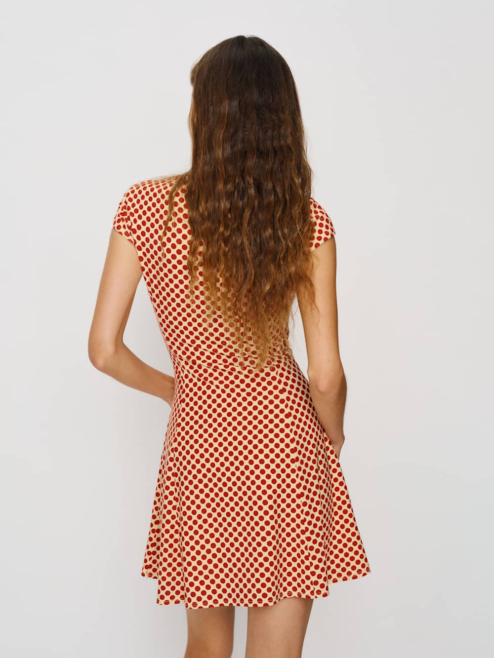 Yves Knit Dress - Pamplona Dot