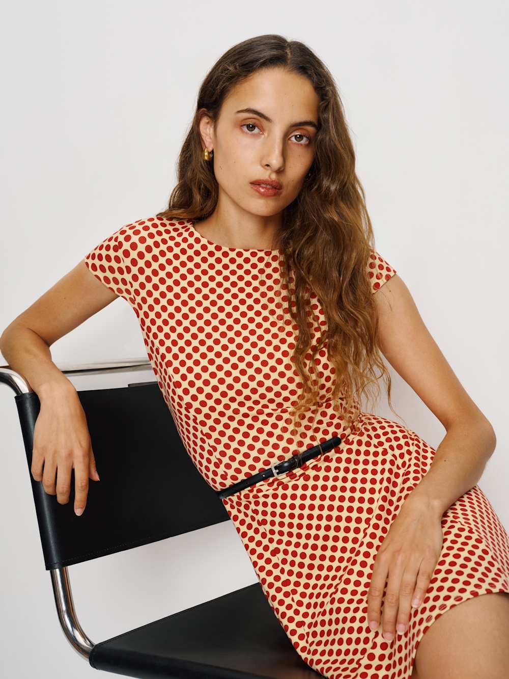 Yves Knit Dress - Pamplona Dot