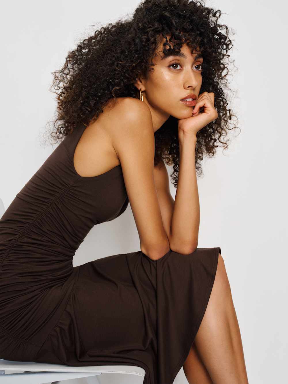 Kayla Knit Dress - Mole