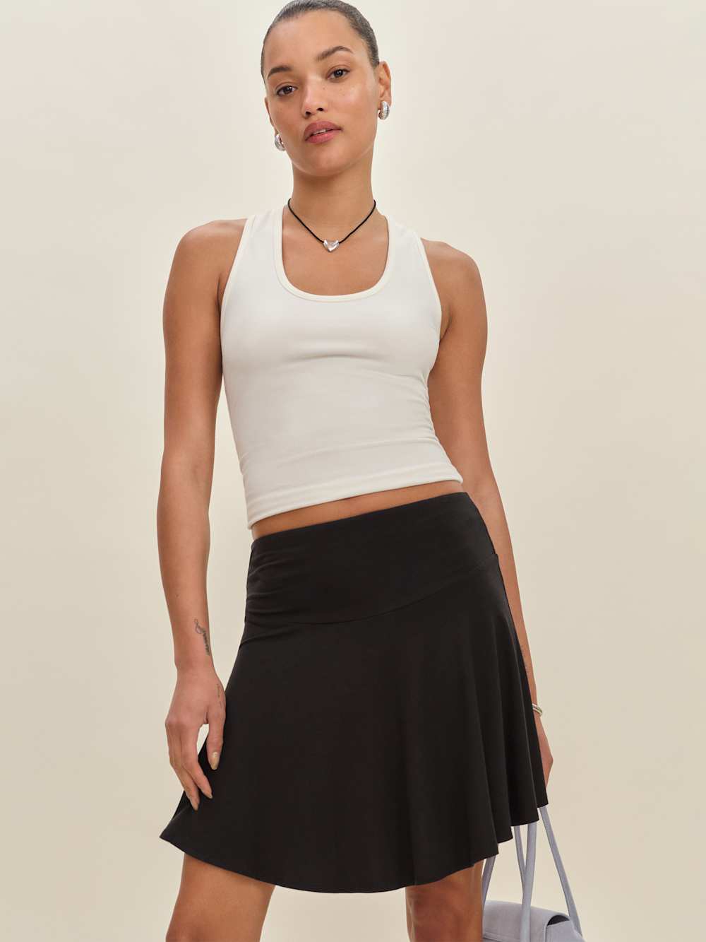 Laurie Knit Skirt - Black